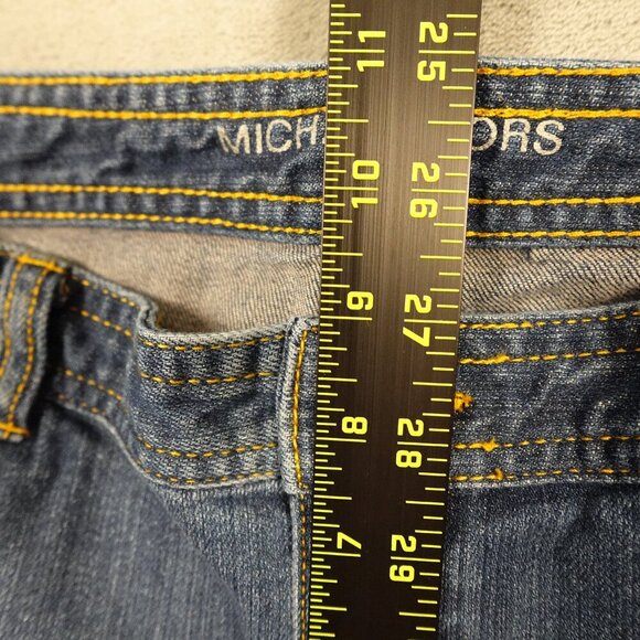 Michael Kors jeans slim fit straight women's 10 blue denim - Picture 5 of 14